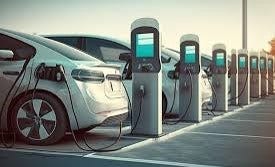 electric cars charging 