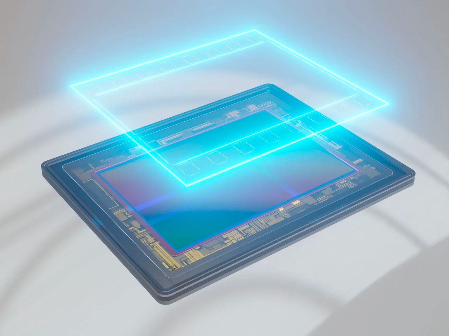 Image sensor with glare