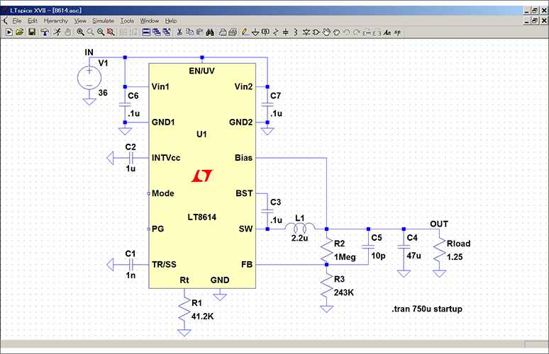 Figure 5:LT8614 schematics